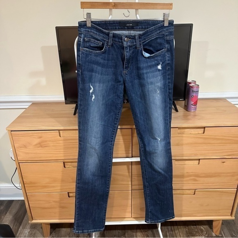 Joe's Jeans Beth Bootcut | Distressed Darkwash Bootcut Jeans Size 26